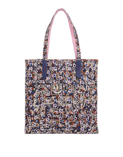 Keith Haring Shopper, Canvas, Pink/Blue, L1732, 3*